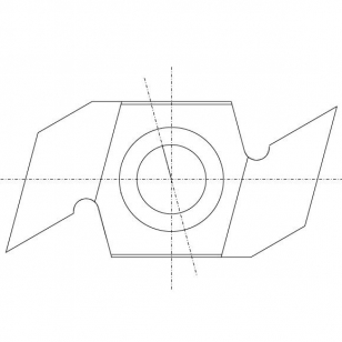 IGM N033 Žiletka tvrdokovová - 34x16x7 Drevo+