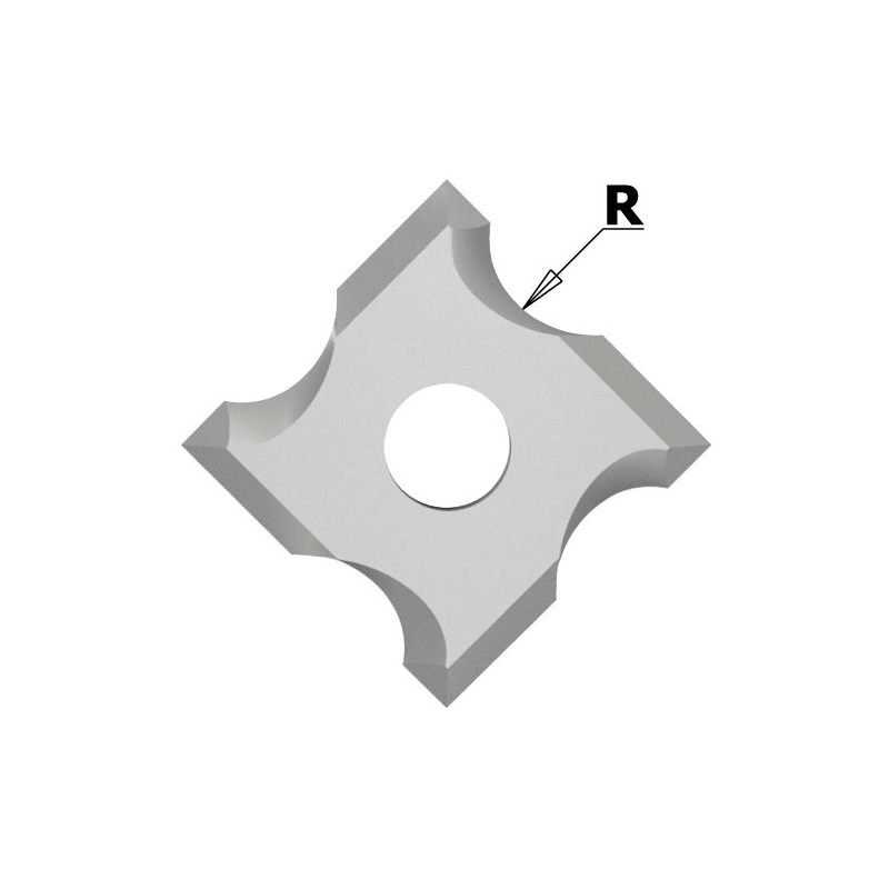 IGM N034 Žiletka tvrdokovová rádiusová - R3 mm MDF+