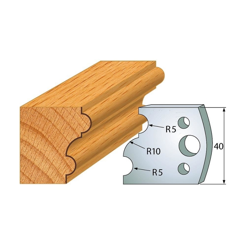 IGM Profil 052 - pár nožov 40x4mm SP