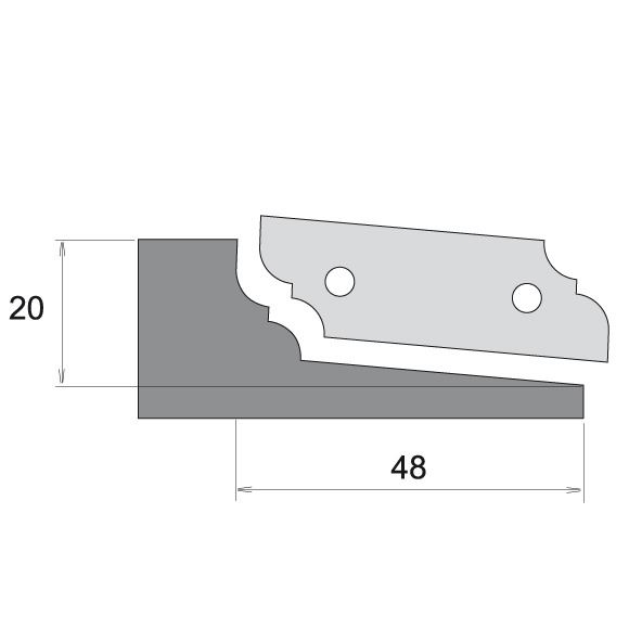 IGM Profilový nôž pre F631...