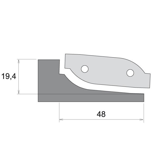 IGM Profilový nôž pre F631...