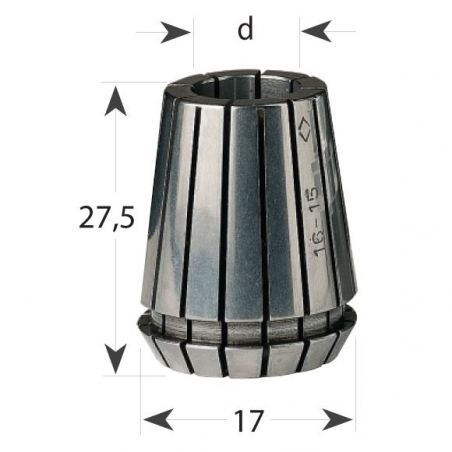 IGM Presná klieština ER16 (DIN6499) - 8mm