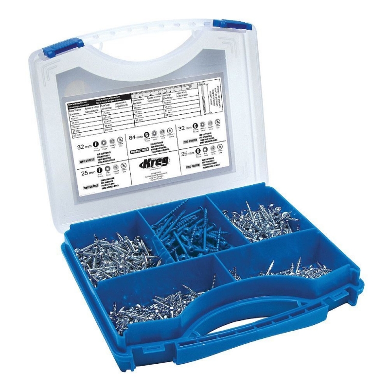 Kreg Sada samorezných skrutiek pre skryté spoje