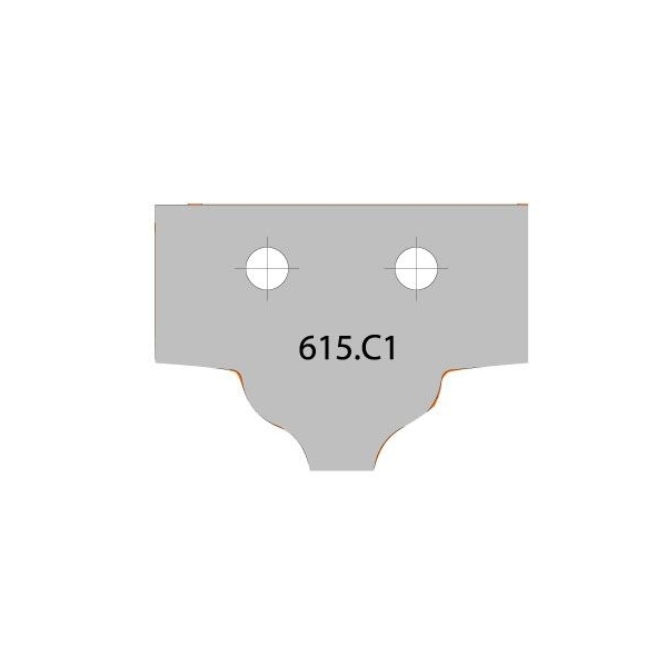 Profilový HM nôž C1 pre frézu C615