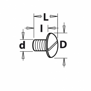 IGM Skrutka - M6x8mm