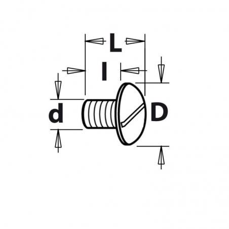 IGM Skrutka - M6x8mm
