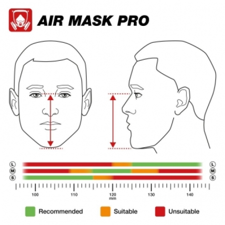 Trend Airmask Pro Celotvárová maska - Stredná M