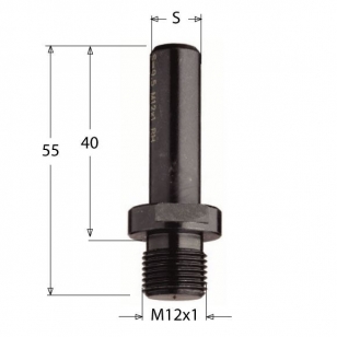 Unášacia stopka - S-12mm, M12x1