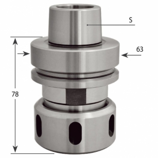 Upínacia hlava HSK F63 DIN6388 P