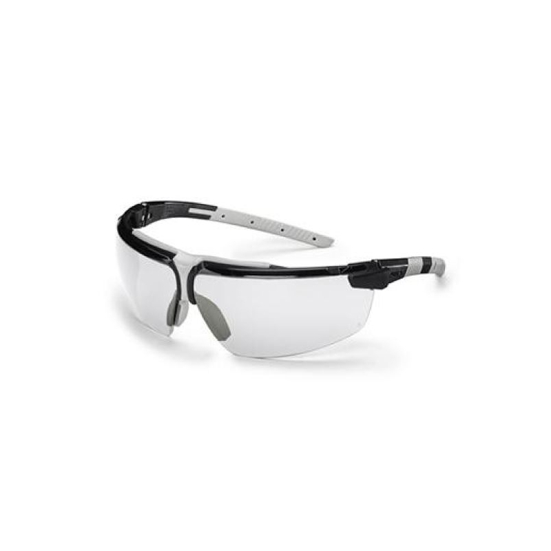 Uvex i-3 Ochranné okuliare, šošovka číra, čierno-šedé