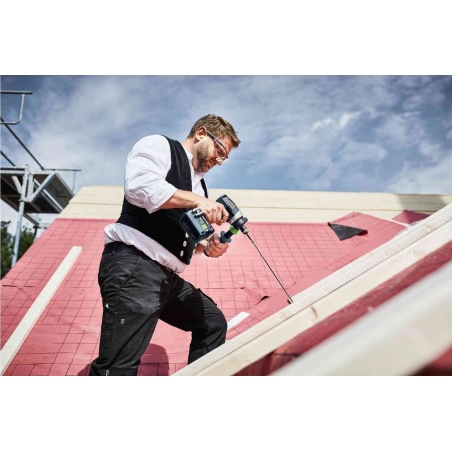 FESTOOL Akumulátorový skrutkovač s príklepom QUADRIVE TPC 18/4 5,2/4,0 I-Set