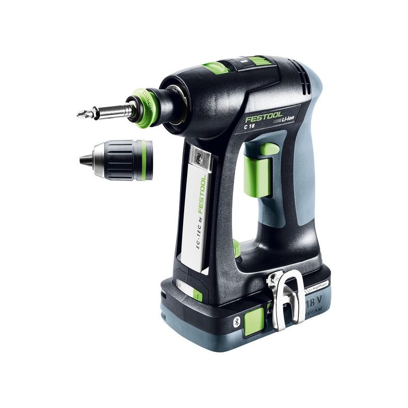 Festool Akumulátorové vŕtacie skrutkovače C 18 HPC 4,0 I-Plus Promo 21