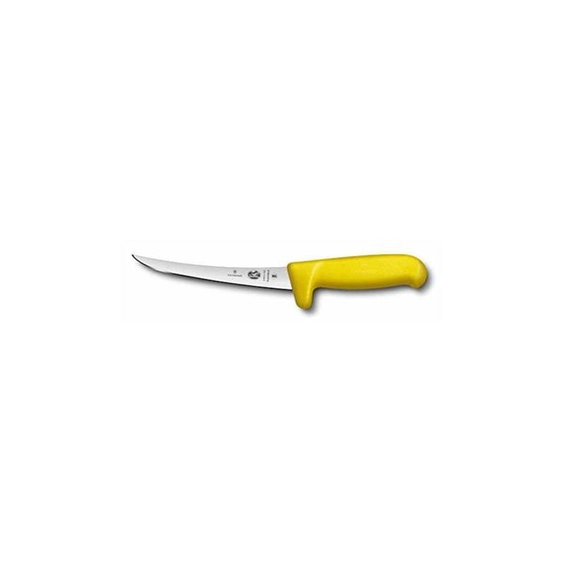 Victorinox 5.6618.12M kuchynský nôž Fibrox safety grip -  vykosťovací/filetovací 12 cm žltý