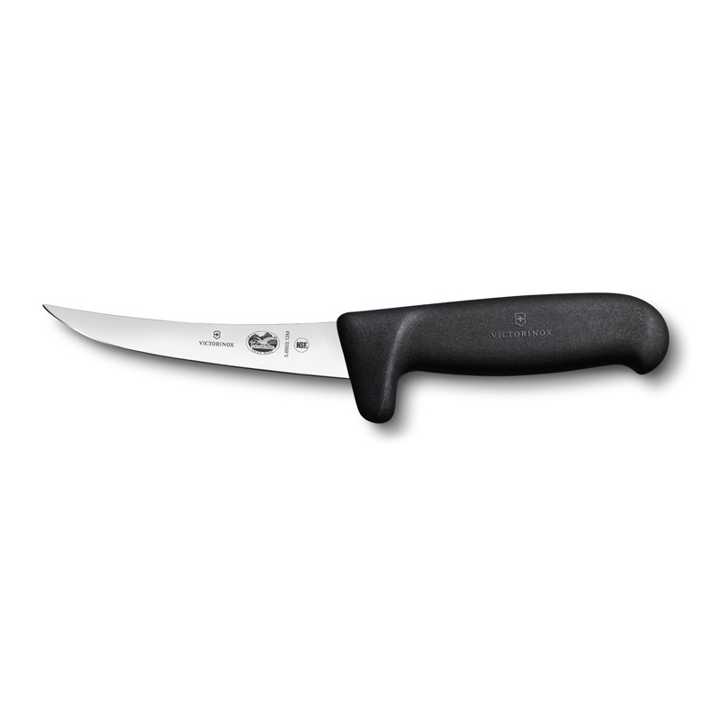 Victorinox 5.6613.12M kuchynský nôž Fibrox safety grip -  vykosťovací/filetovací 12 cm čierny