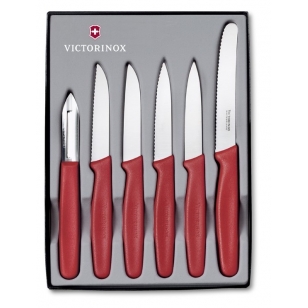 Victorinox Standard Súprava nožov 6-dielna červená