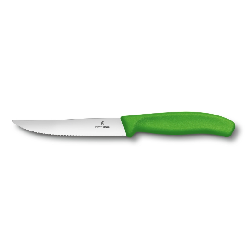 Victorinox Nôž na steak a pizzu 12 cm - zelený