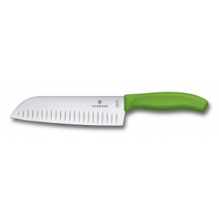 Victorinox SwissClassic Santoku nôž 17 cm - zelený