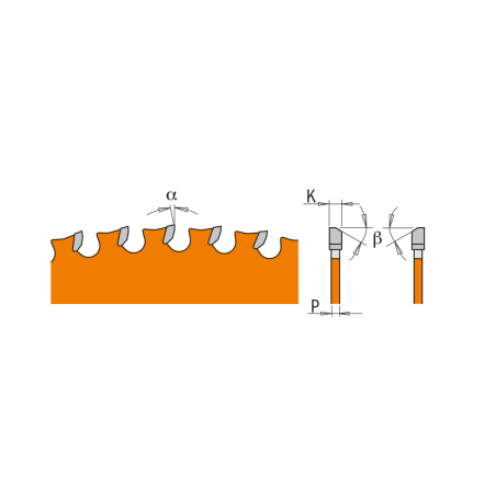 CMT Orange Industrial Pilový kotouč na železo - D136,5x1,5 d20+10 Z56 HW
