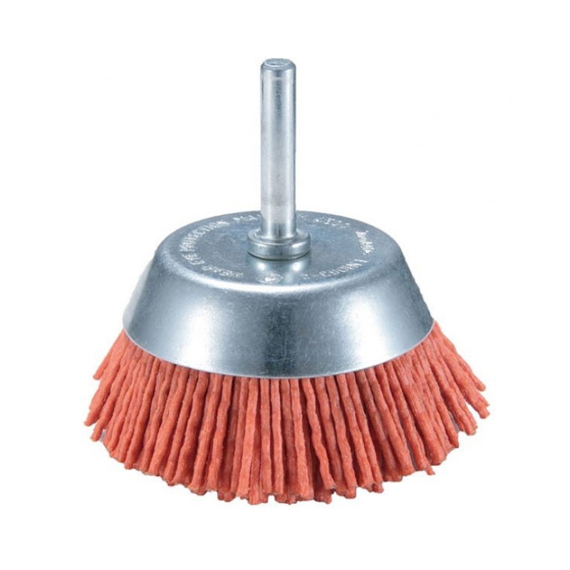 MAKITA Nylónová kefa miskovitá 50mm x 6mm (1/4") D-45509