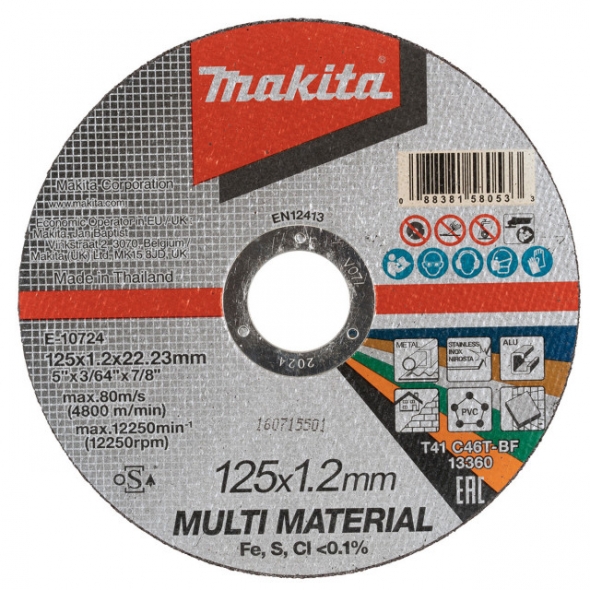 MAKITA Rezný kotúč Multi materiál E-10724