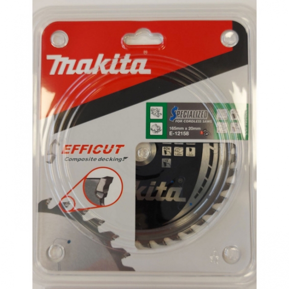 MAKITA KOTÚČ PÍLOVÝ EFFICUT 165 x 20 mm 40 z E-12158