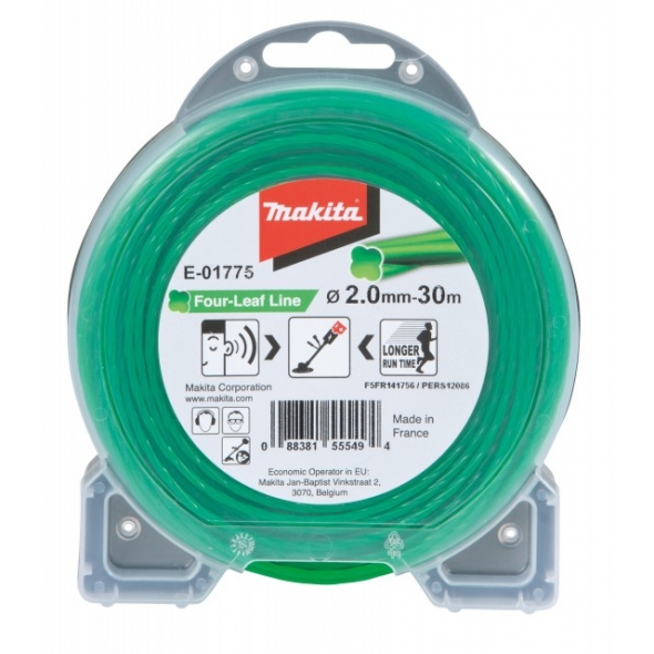 MAKITA ŽACIE LANKO ŠTVORHRAN ZELENÉ 2 x 30 m E-01775