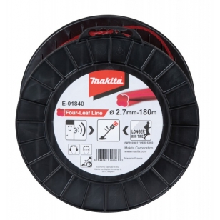 MAKITA ŽACIE LANKO ŠTVORHRAN ČERV. 2,7 x 180 m E-01840