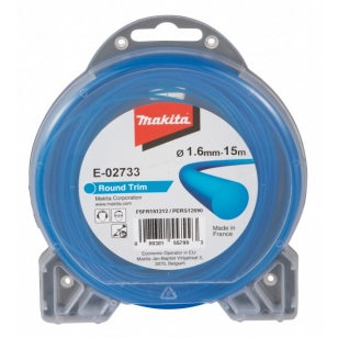 MAKITA ŽACIE LANKO OKRÚHLE MODRÉ 1,6 x 15 m E-02733