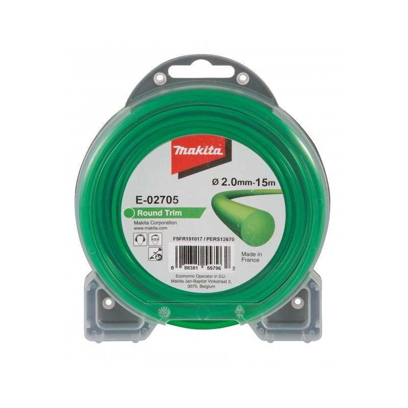 MAKITA ŽACIE LANKO OKRÚHLE ZELENÉ 2 x 15 m E-02705