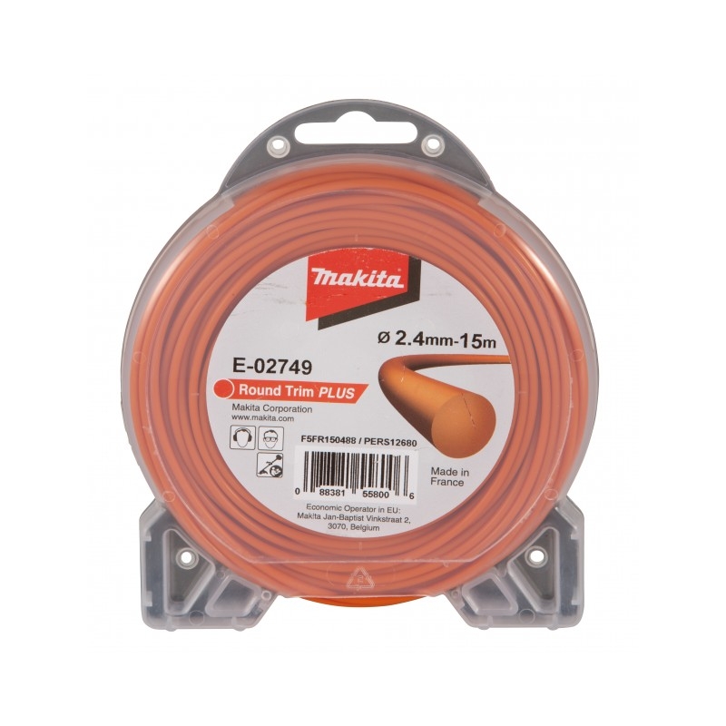 MAKITA ŽACIE LANKO OKRUHLÉ ORANŽ. 2,4 x 15 m E-02749