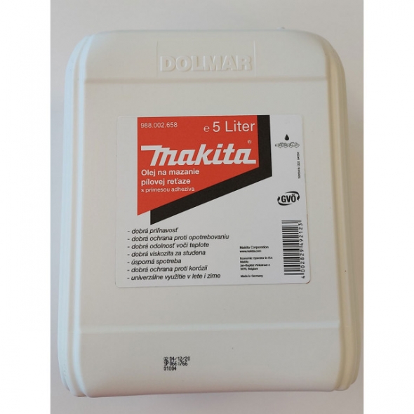 MAKITA OLEJ NA MAZANIE REŤAZE 5L 988002658