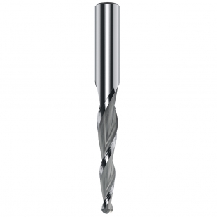 IGM F152 Rezbárska kužeľová špirálová fréza HWM - D2x80 R1 A3° L120 S=12 Z2