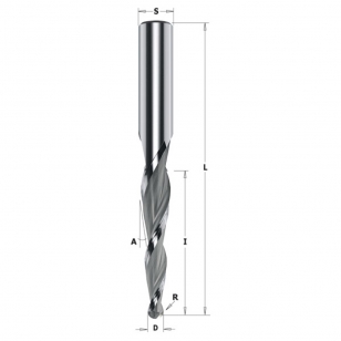 IGM F152 Rezbárska kužeľová špirálová fréza HWM - D2x80 R1 A3° L120 S=12 Z2