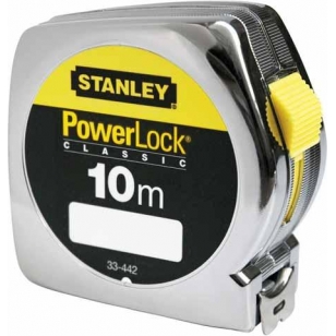 STANLEY Meter zvinovací POWERLOCK® s plastovým ABS puzdrom 10m 0-33-442