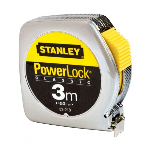 STANLEY Meter zvinovací POWERLOCK® s kovovým puzdrom 3m 0-33-218