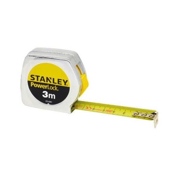 STANLEY Meter zvinovací POWERLOCK® s plastovým ABS puzdrom 3m 0-33-041