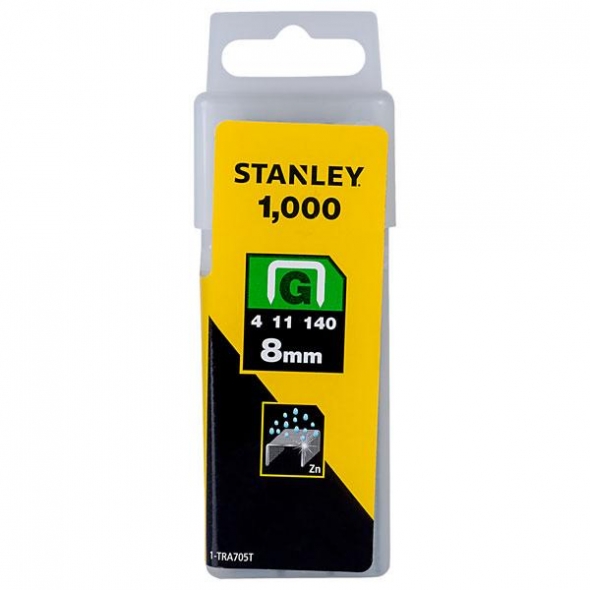 STANLEY Spony pre vysoké zaťaženie 8mm/5/16" typ G 4/11/140, 1000sk 1-TRA705T