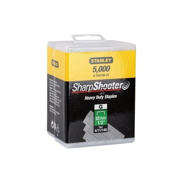 STANLEY Spony pre vysoké zaťaženie12mm/1/2" typ G 4/11/140 5000ks 1-TRA708-5T