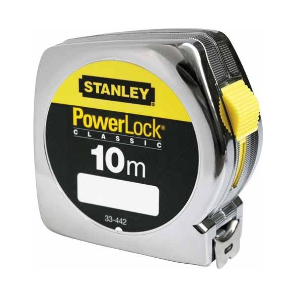 STANLEY Meter zvinovací POWERLOCK® s plastovým ABS puzdrom 10m 1-33-442