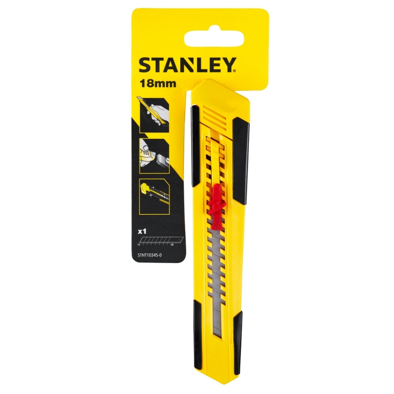 STANLEY Nož s odlamovacou čepeľou 18 mm, kovoplastový STHT10345-0