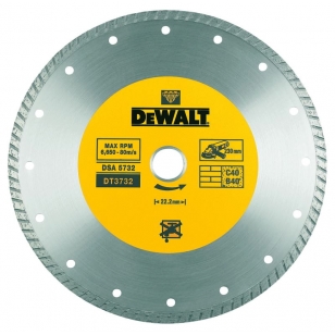 DEWALT KOTÚČ DELIACI DIAM. 230x22,2mm TURBO REZANIE MRAMOR DT3732