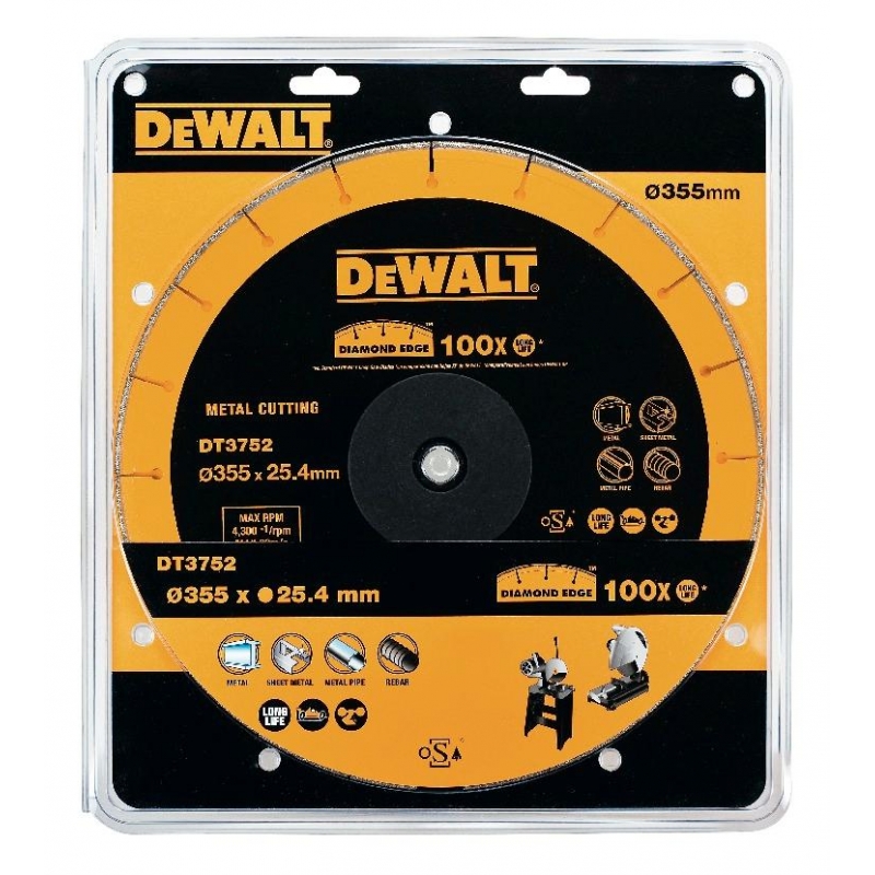 DEWALT KOTUC DIA. DO ROZBRUSOVACIEK 355X25,4MM DT3752