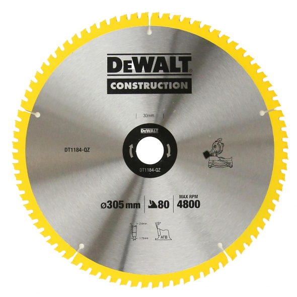 DEWALT KOTUC PILOVY 305x30MM 80Z ATB7 DT1184