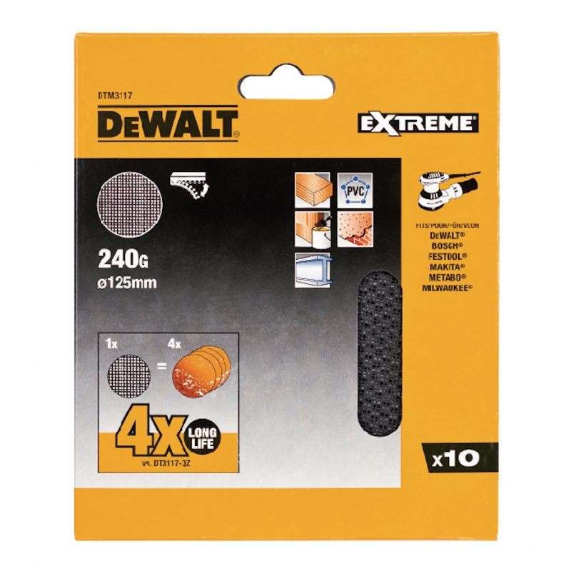 DEWALT SIETOVINA BRUSNA PRE D26453 10KS P240 DTM3117