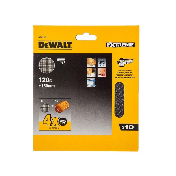 DEWALT SIETOVINA BRUSNA PRE D26410 DW443 10KS P120 DTM3135