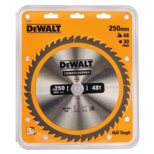 DEWALT Kotúč pílový 250 × 30 mm, 48 zubov, ATB 10°, univerzálny rez DT1957