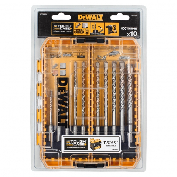 DEWALT SADA VRTÁKOV 10dielna  SDS plus Extreme 2 DT70753