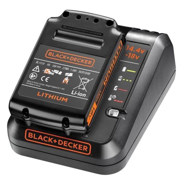 Black and Decker NABÍJAČKA 1A  14,4-18V + AKUMULÁTOR 1,5 AH BDC1A15