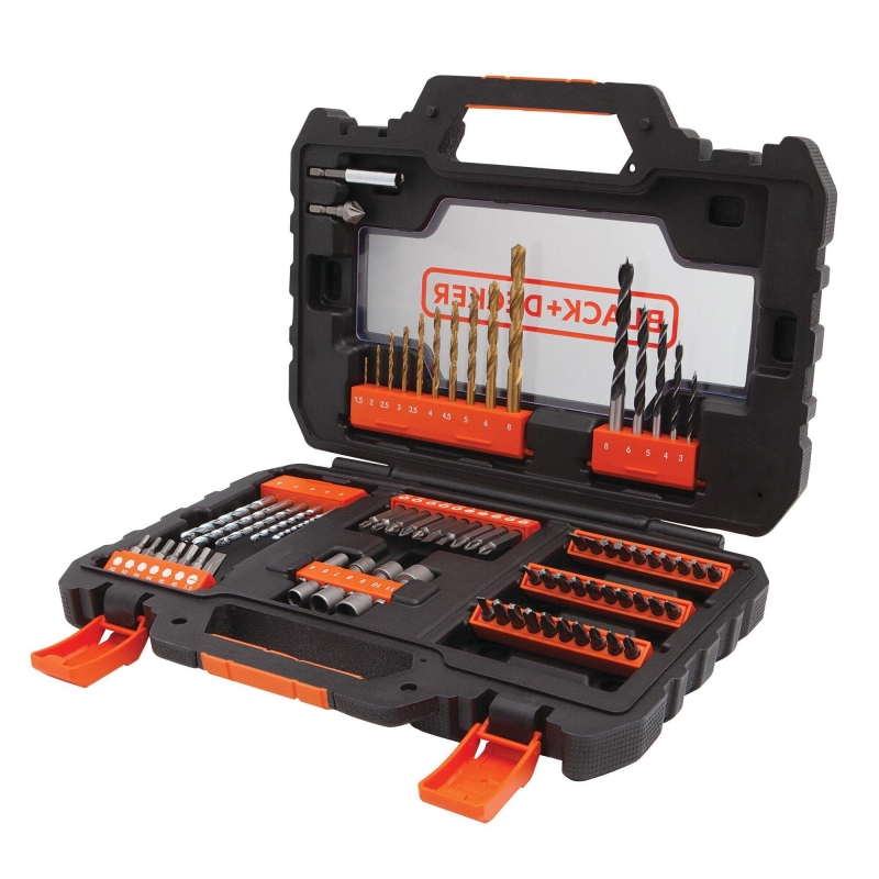 Black and Decker Sada 76-dielna vrtákov, bitov a nástrčných kľúčov A7231