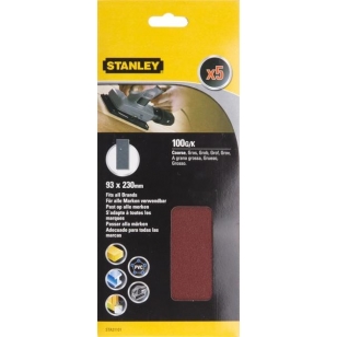 STANLEY FATMAX Papier brúsny nedierovaný 93x230mm P100, 5ks STA31101